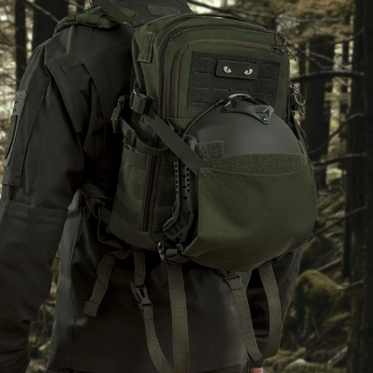 Тактический рюкзак DP20 на 20 л. Cordura 1000D. Крепление Molle. Олива 7