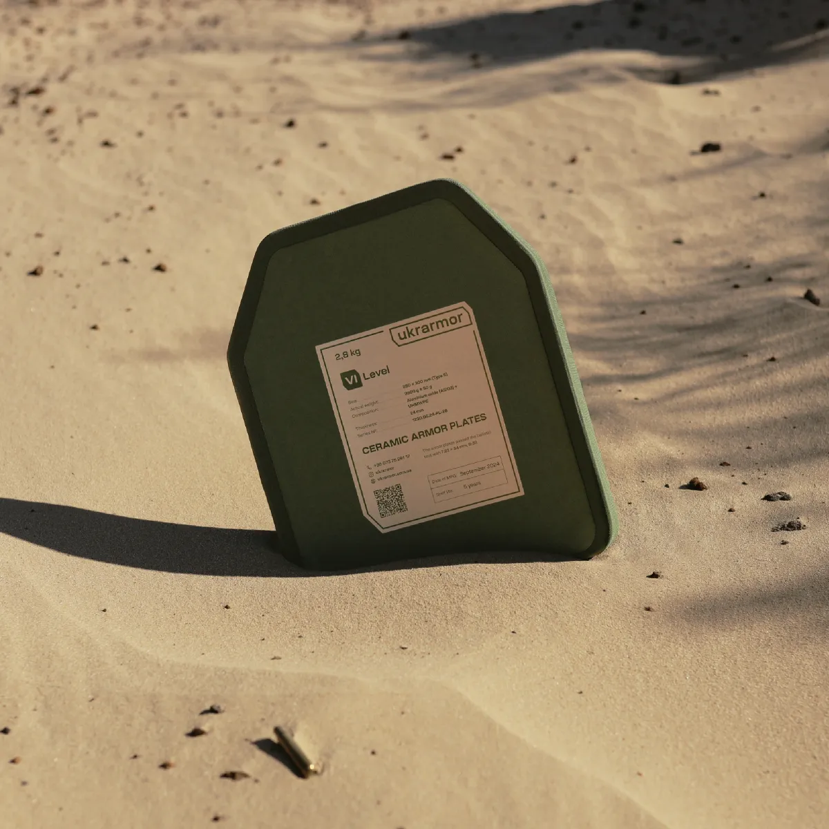 Керамічні плити 6 класу захисту (С.А.P.) Вага 5.6 кг (комплект). Розмір M (25х30 см) 3