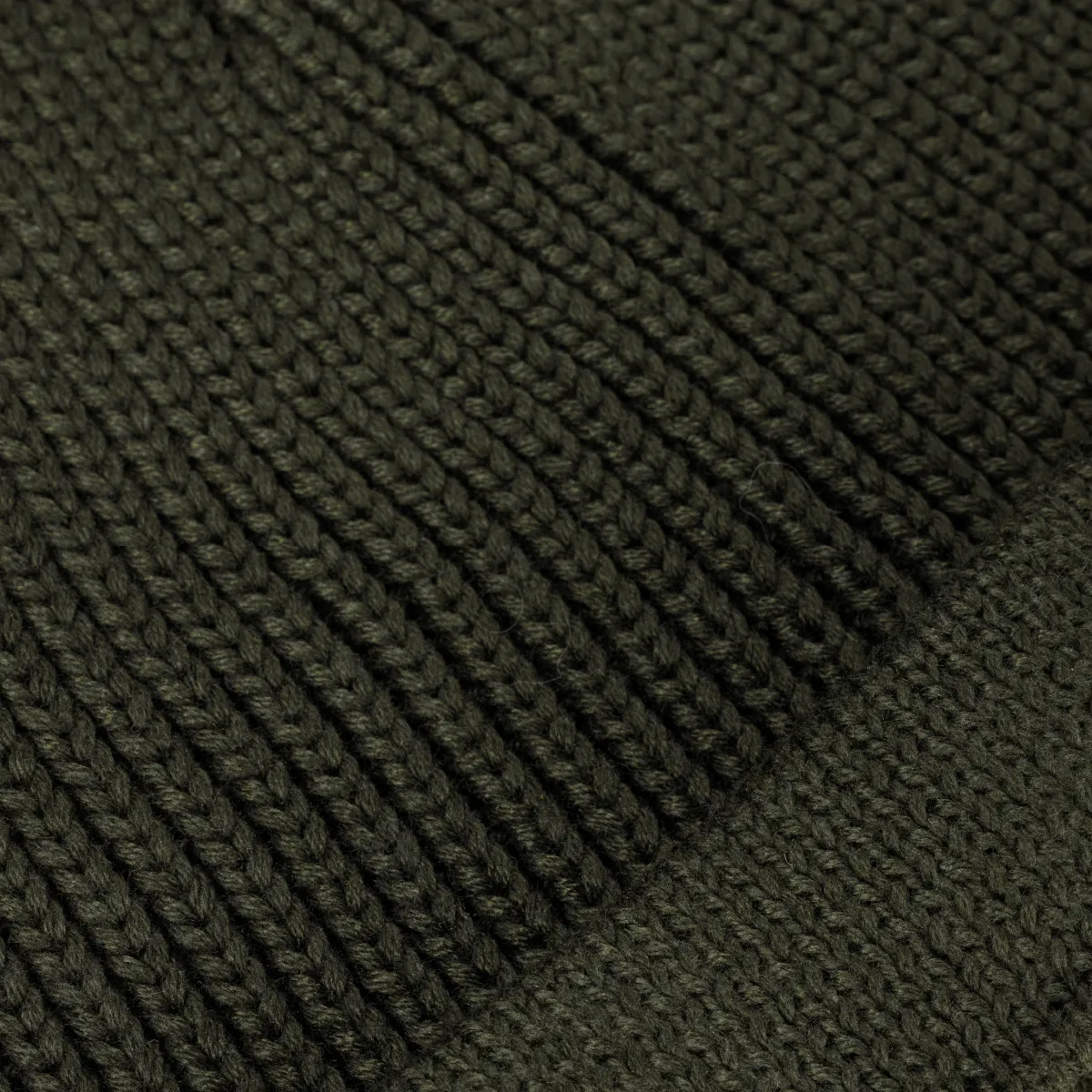 Шапка в’язана Docker Hat. Cotton and wool. Olive 5