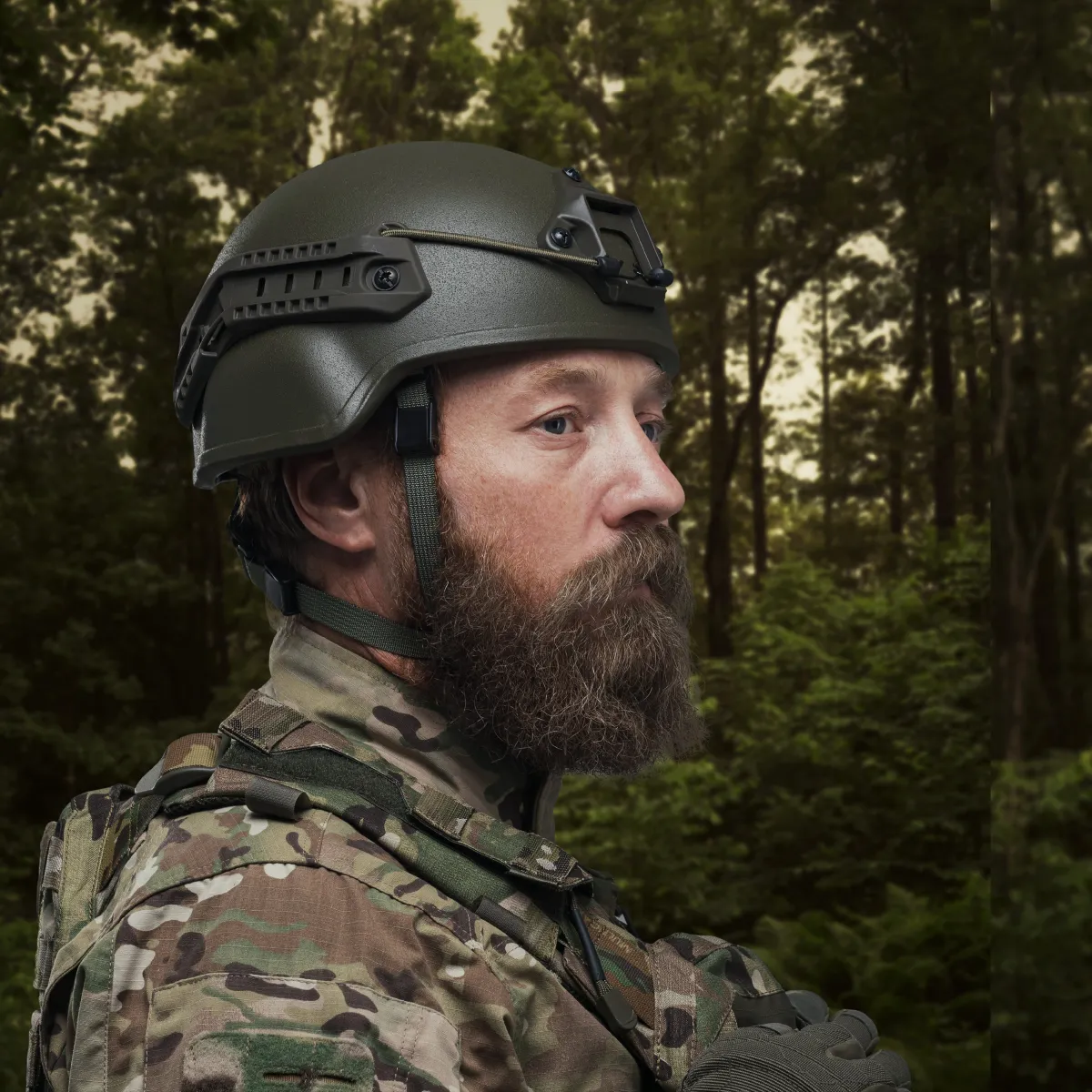 Балістичний шолом HP-04 (Maskpol). Виробник: Польща. Колір Ranger green / Олива. (L) 8