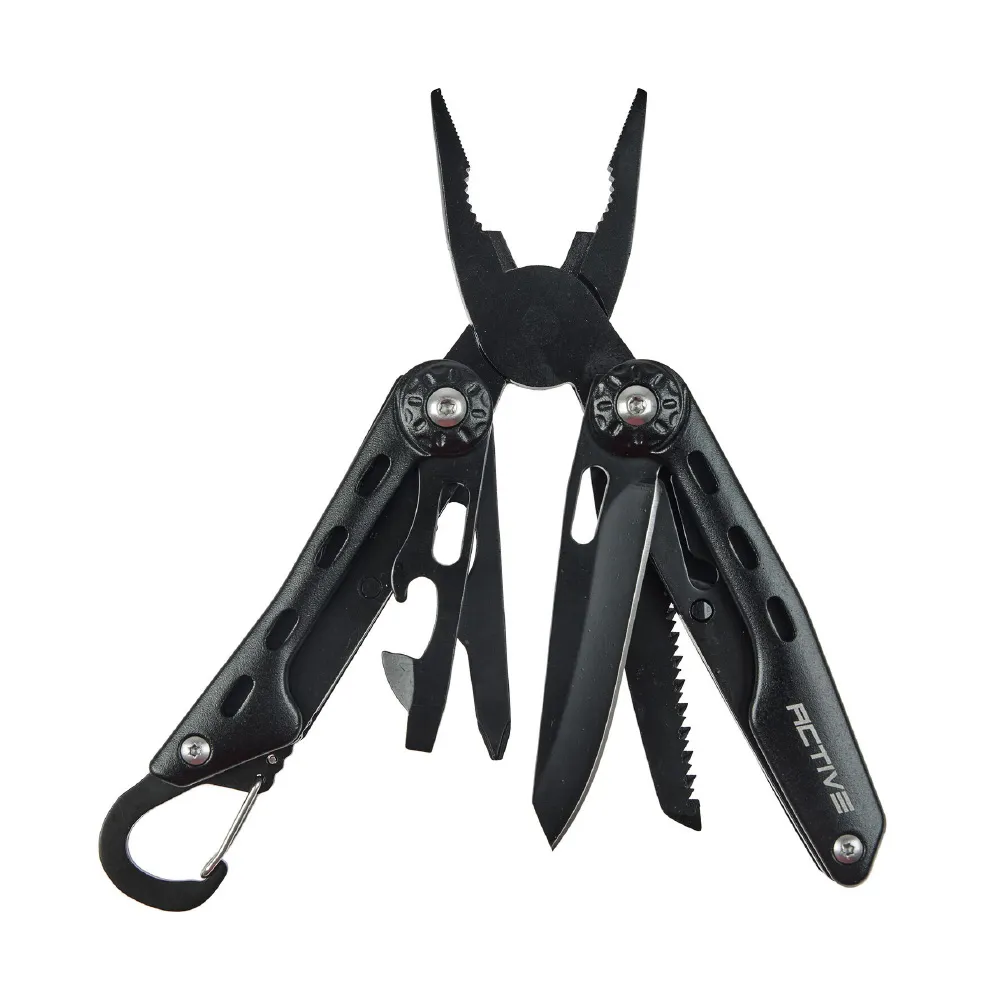 Мультитул Active Ranger Tool. Цвет - черный,  алюминиевая рукоятка. 2