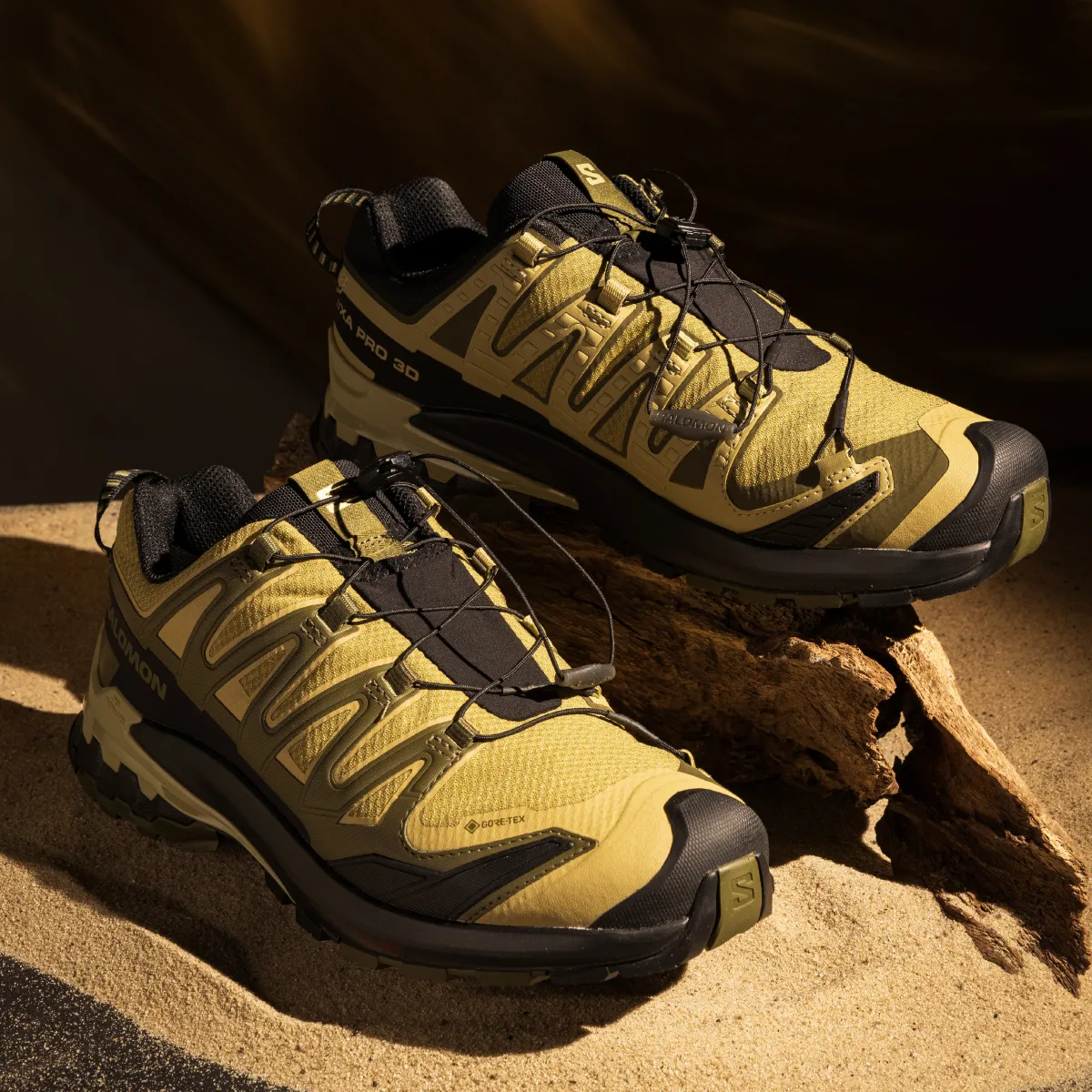 Трекінгові кросівки Salomon® XA PRO 3D V9 Gore-Tex® M. Оливково-чорний 4