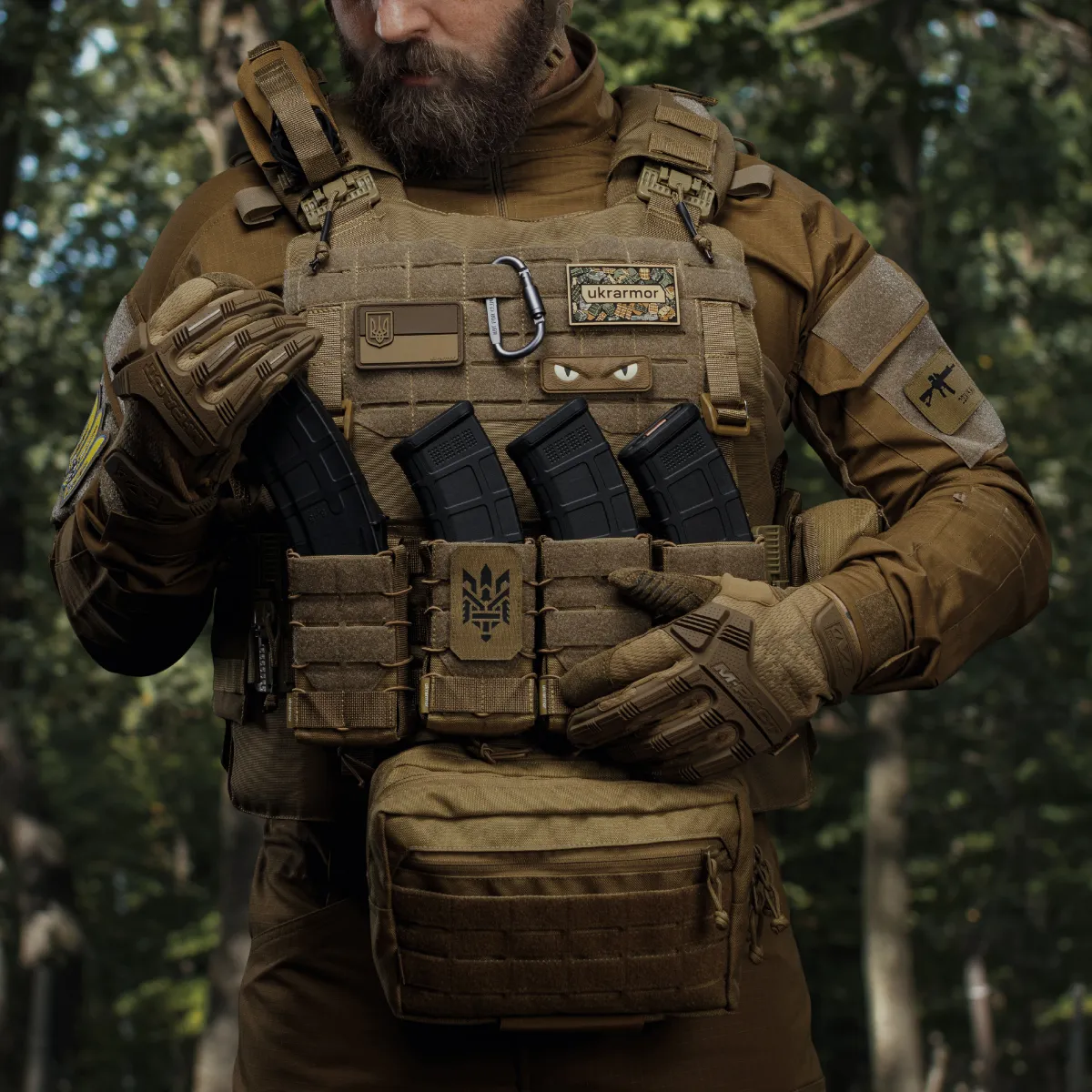 Сумка-напашник PRO. Розмір XL (19х26 см). Матеріал Cordura 1000. Койот 5