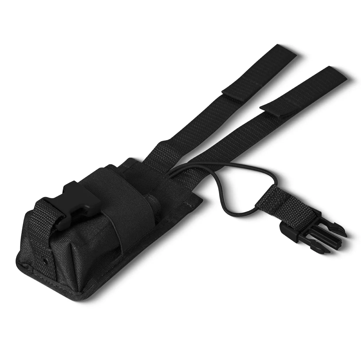 Підсумок для рації. Кріплення Molle. Cordura 1000. Колір Чорний 6