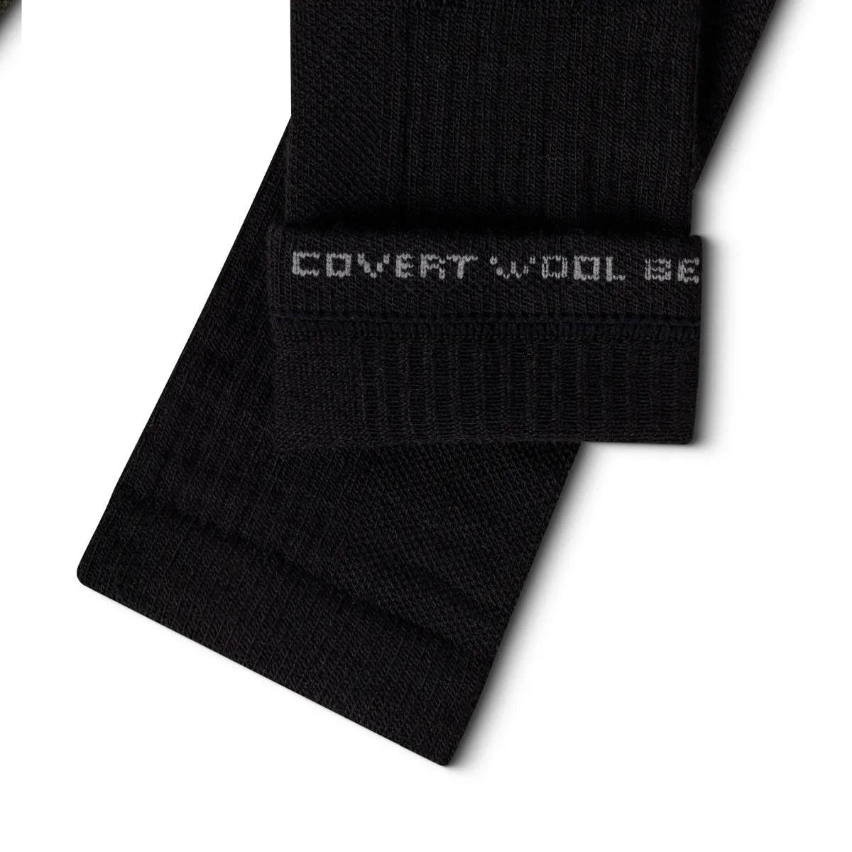 Носки зимние Covert Threads Wool Beast OTC из мериносовой шерсти. Black 4