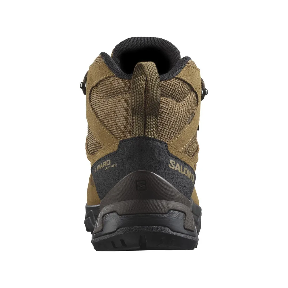 Треккинговые ботинки Salomon X Ward Leather MID Gore-Tex. Коричневый 6