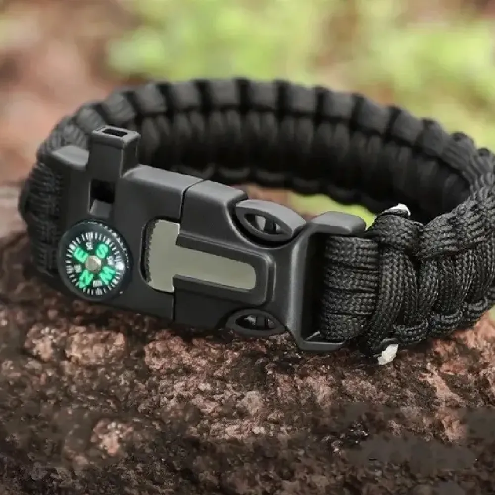 Тактичний годинник Skmei 1845. Паракордовий ремінець, водонепроникні. Олива 2