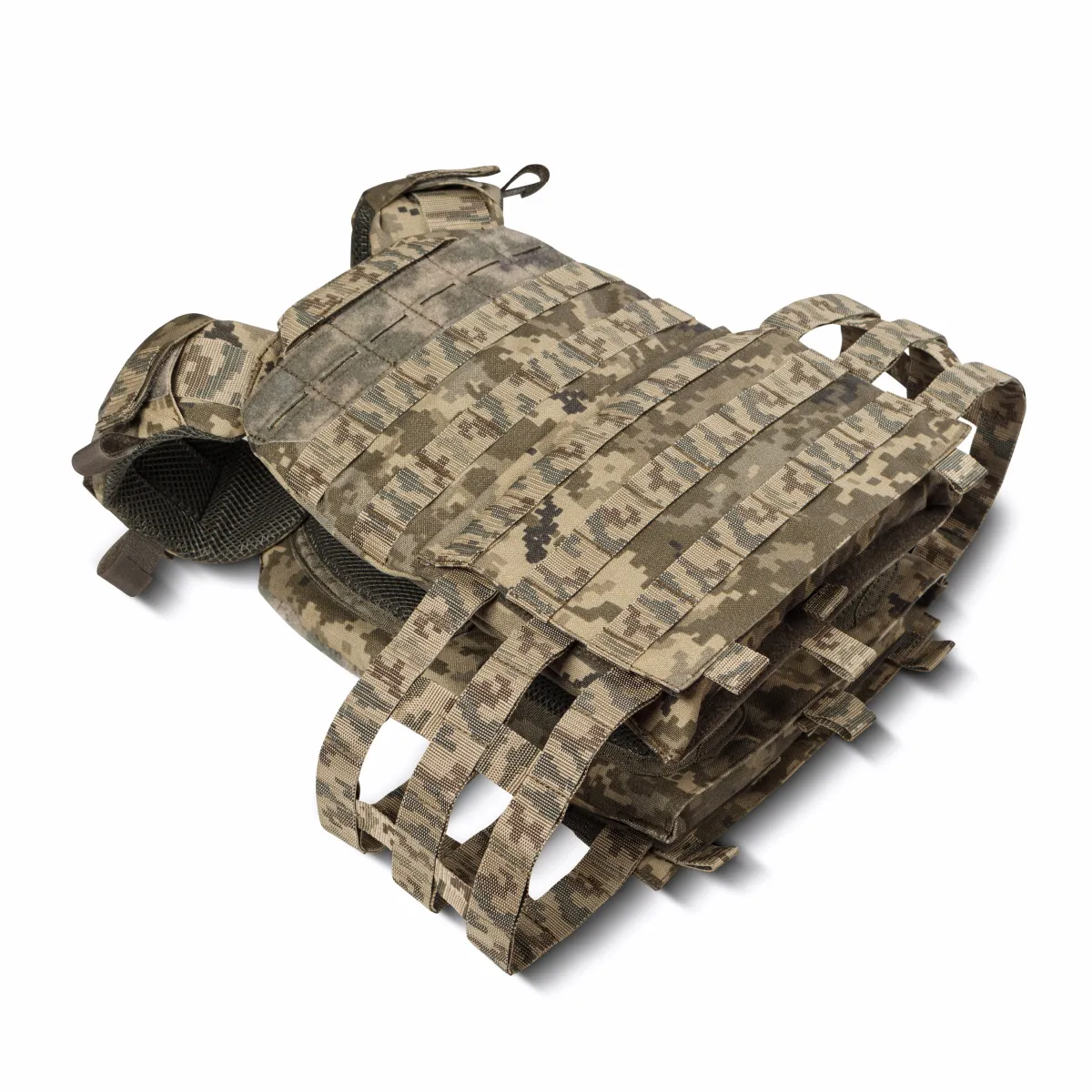 Бронежилет 4 уровня NIJ (M.V.P.). Вес 6.2 кг. Керамические плиты PGD U-line ESAPI 2.95 кг. Пиксель (мм-14) 8