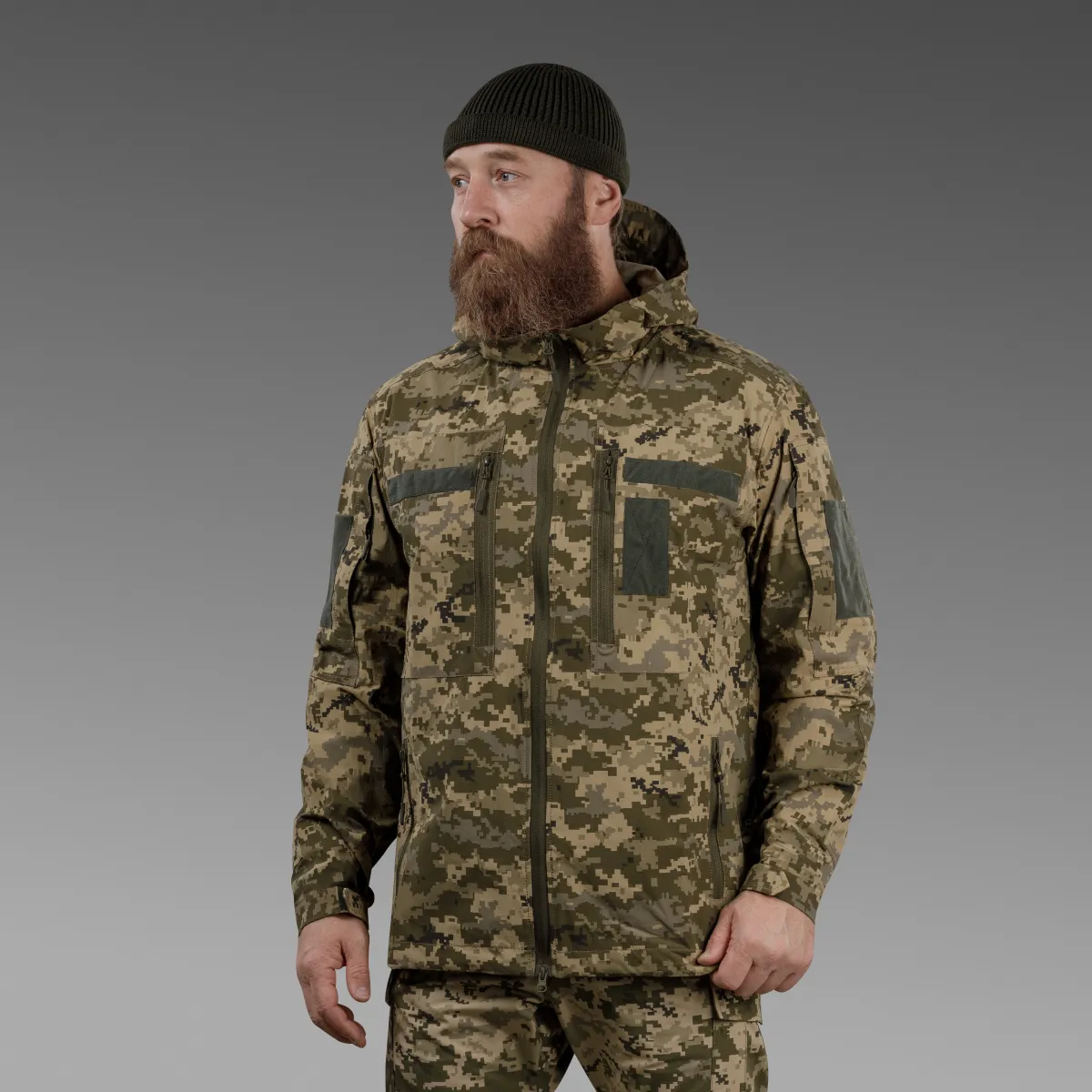 Куртка військова вологозахисна R.A.G. (Rain and Guard). Піксель (мм-14) 2