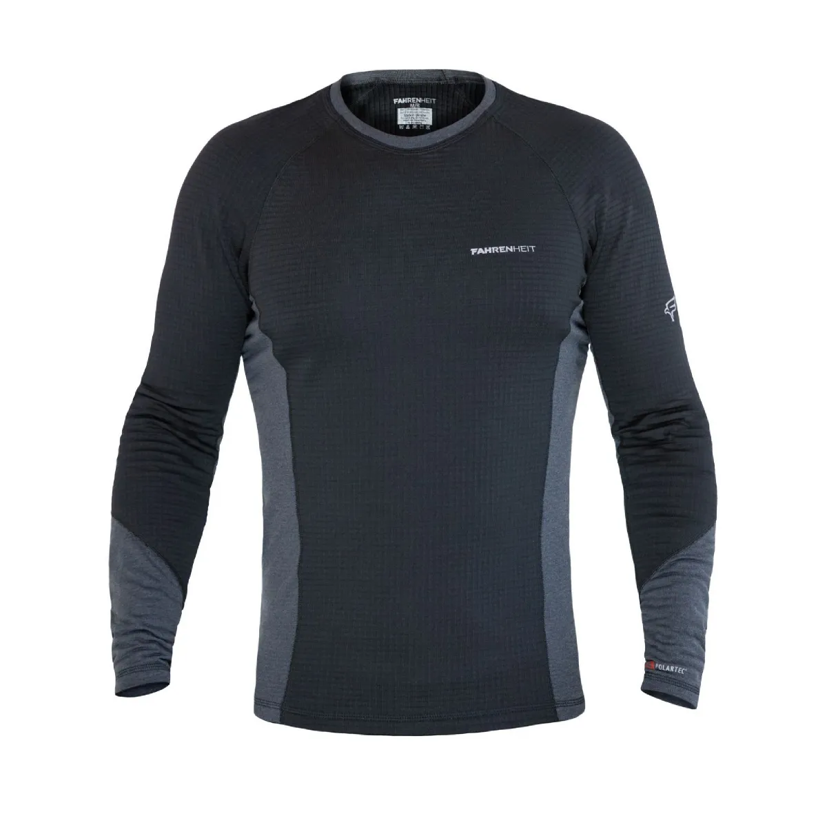 Термокофта Fahrenheit Polartec® Power Grid® Multizone. Black/graphite 4