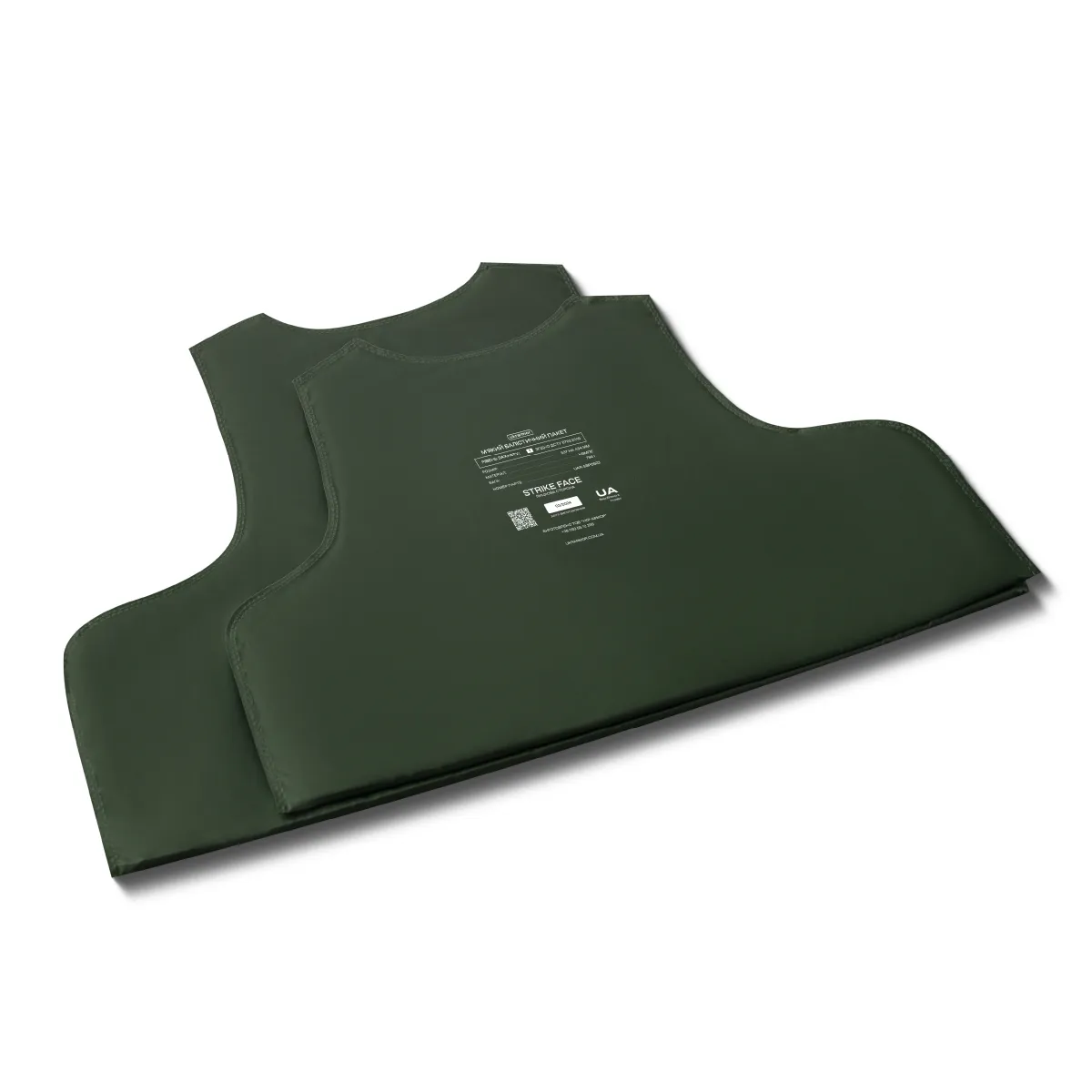 Комплект балістичних пакетів для бронежилета 1-го класу. Перед та спина. L/XL 6