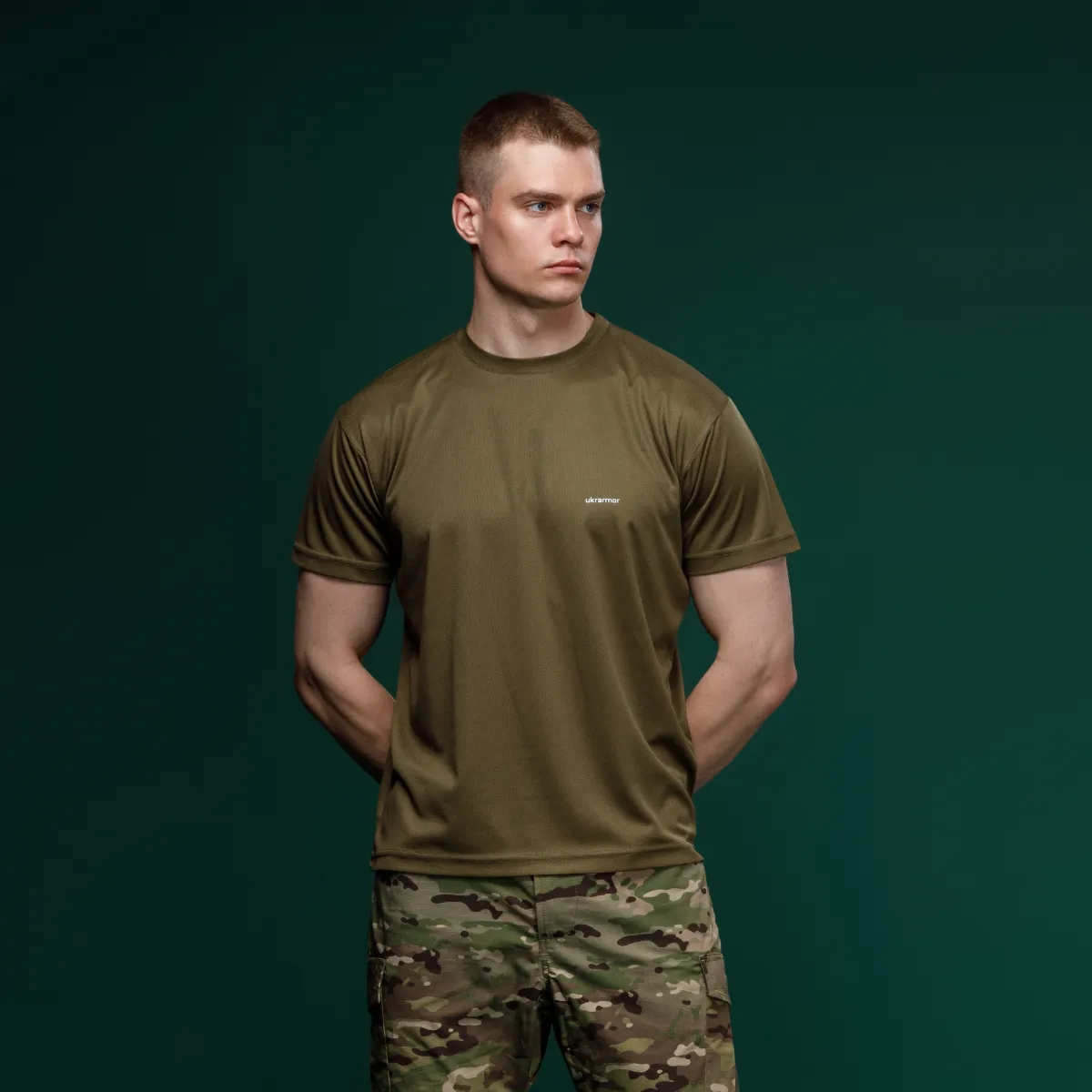 Комплект футболок (3 шт.) AIR Coolmax. Легкі та добре відводять вологу. Олива 2