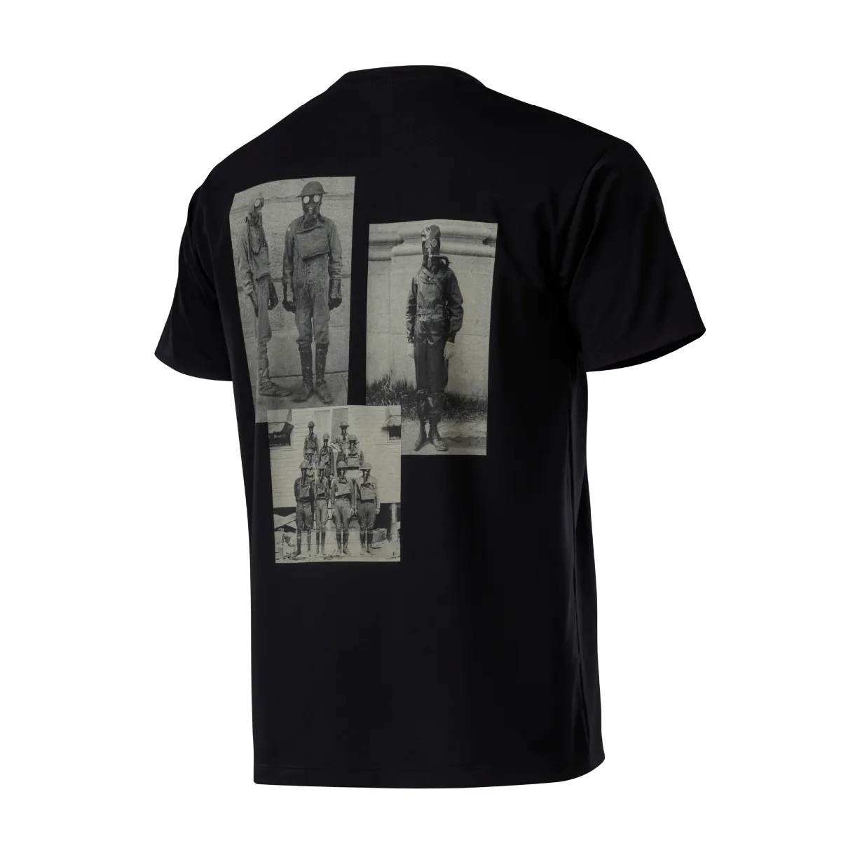 Футболка чоловіча Basic Military. Gasmask Grins. Cottone/Elastane, чорний 2