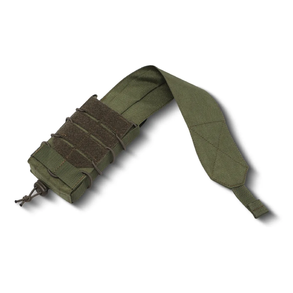 Одинарний закритий підсумок з клапаном під магазин АК/АR. Олива. 5