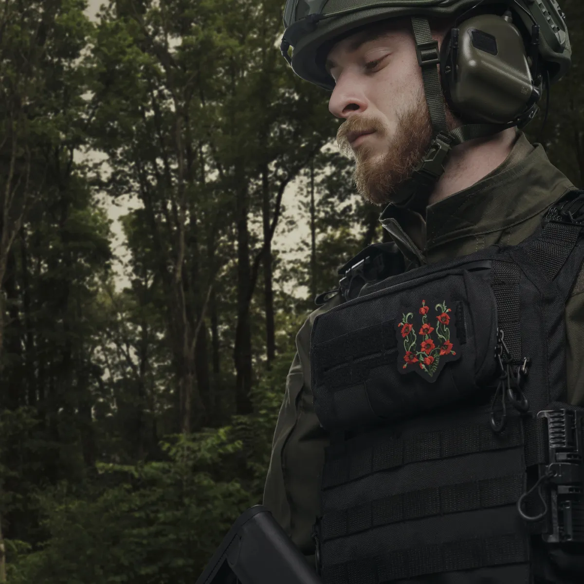 Нагрудний адмін підсумок. Cordura 1000. Кріплення Molle. Чорний 4