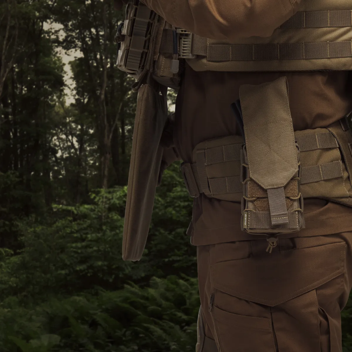 Противоосколочный фартук 1-го класса защиты (с баллистическим пакетом). Размер L. Койот 9