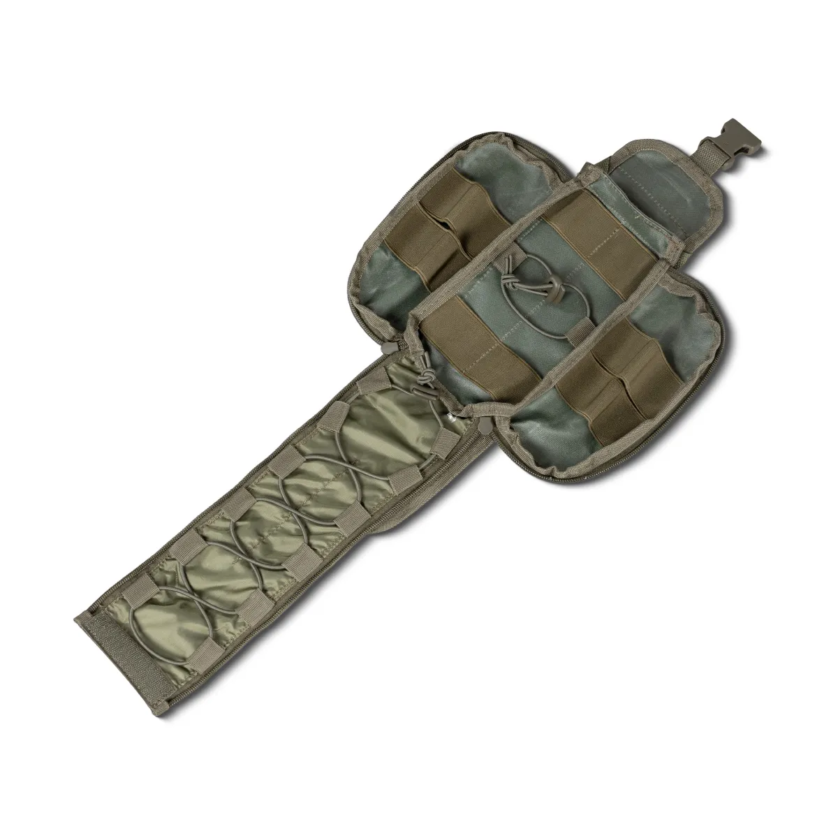 Подсумок-органайзер аптечка. Крепление Molle. Cordura 500D. Олива 9