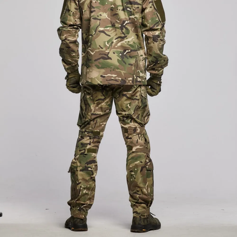 Тактические штаны с наколенниками. Армированный Rip-Stop, мультикам 5