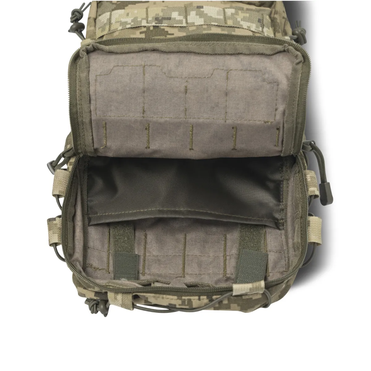 Тактический рюкзак на 10 л. Крепление Molle. Cordura 1000D. Пиксель (мм-14) 8