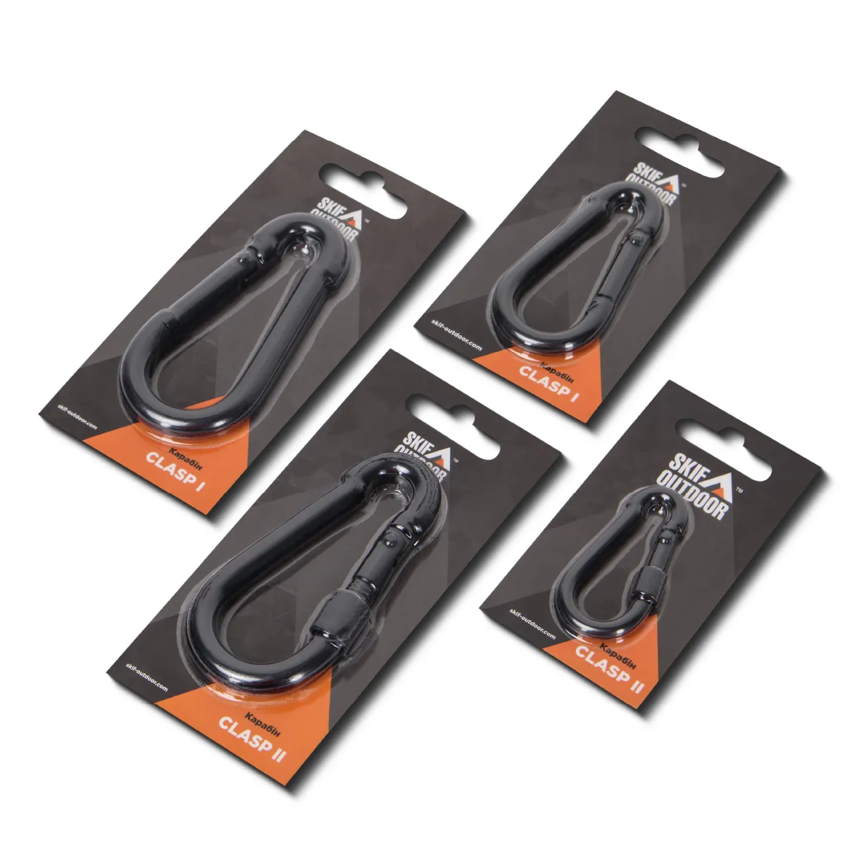 Карабін Skif Outdoor Clasp II. 180 кг. Нержавіюча сталь. Колір Чорний 3