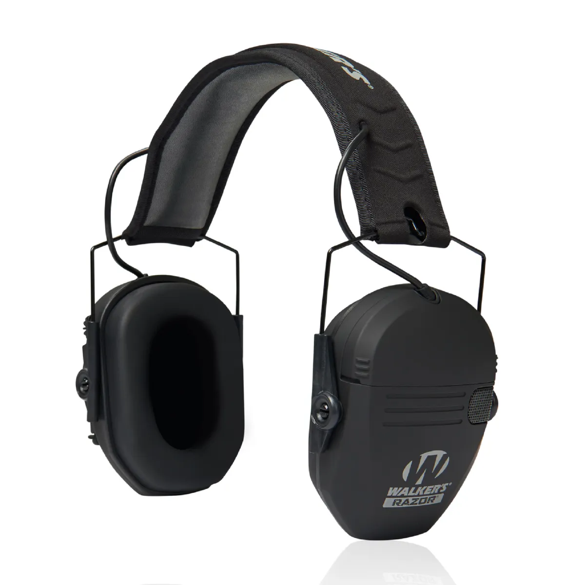 Активные наушники Walker's Razor Black (Черный) с оголовьем. Производитель США 2