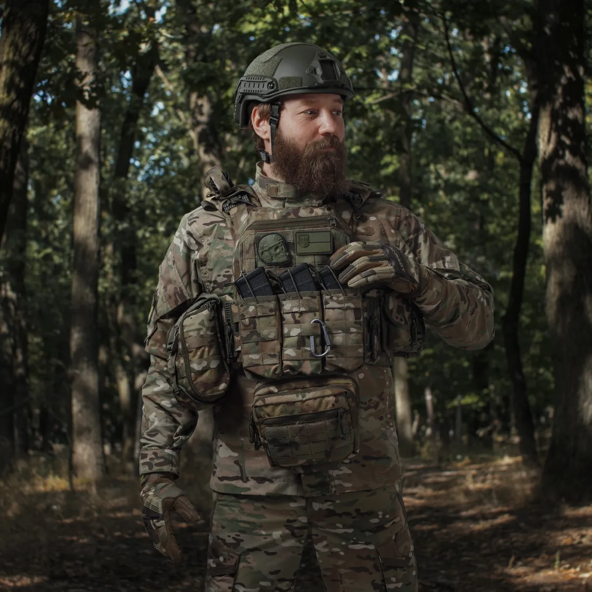 Комплект спорядження Commando Elite Tactical Assault Kit. Під 25х30 см бронеплити. Мультикам 2