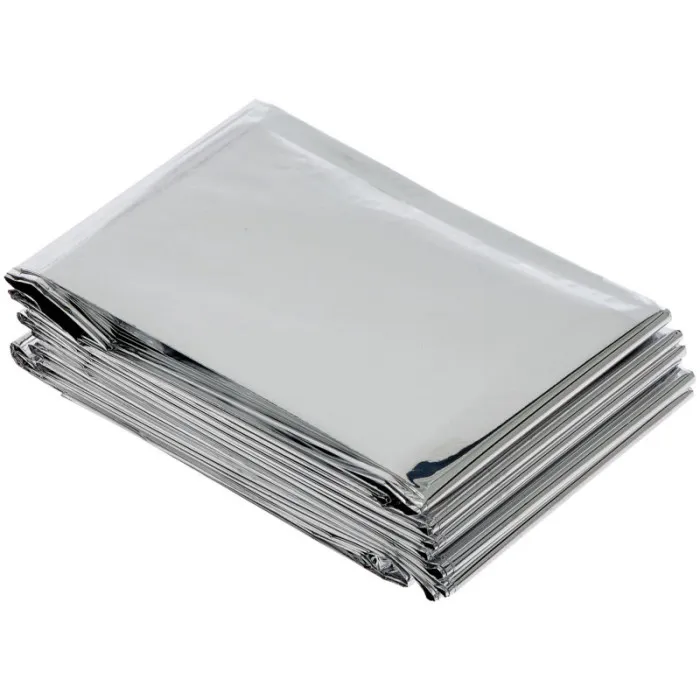 Аварийное термоодеяло Skif Outdoor Thermo Shield. Материал алюминированный полиэтилен, 210х160 см
