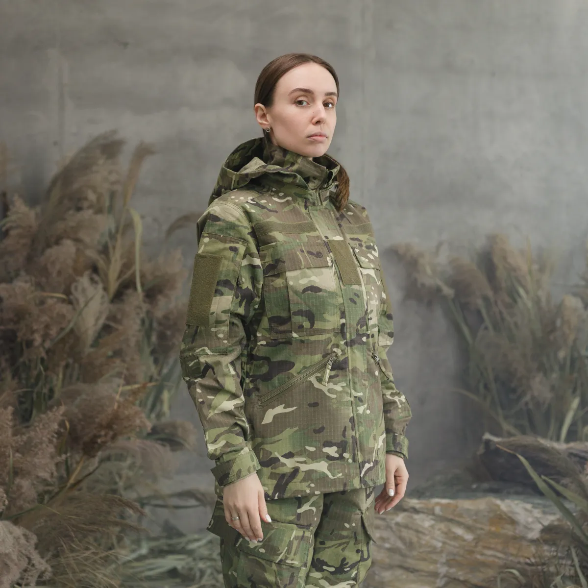 Куртка тактична жіноча WAC-17 Ripstop. Мультикам 2