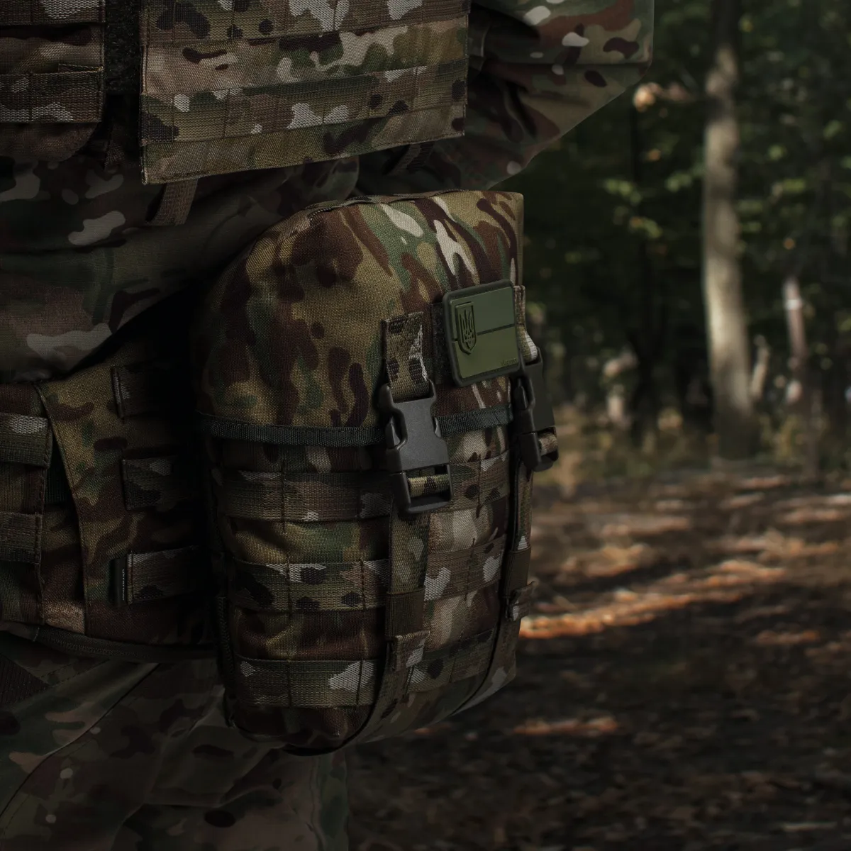 Тактический подсумок "Сухарка". Мультикам. Для переноса амуниции и личных вещей. 7