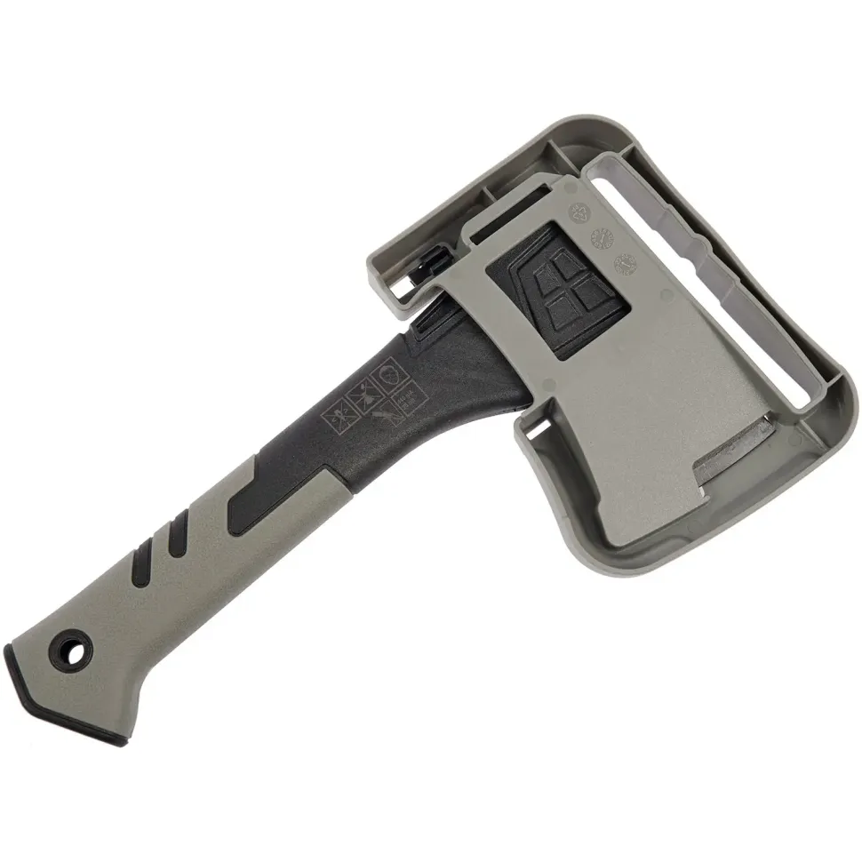 Сокира Active Tourist сіра з полімерним прогумованим руків’ям, метал High Carbon Steel 4