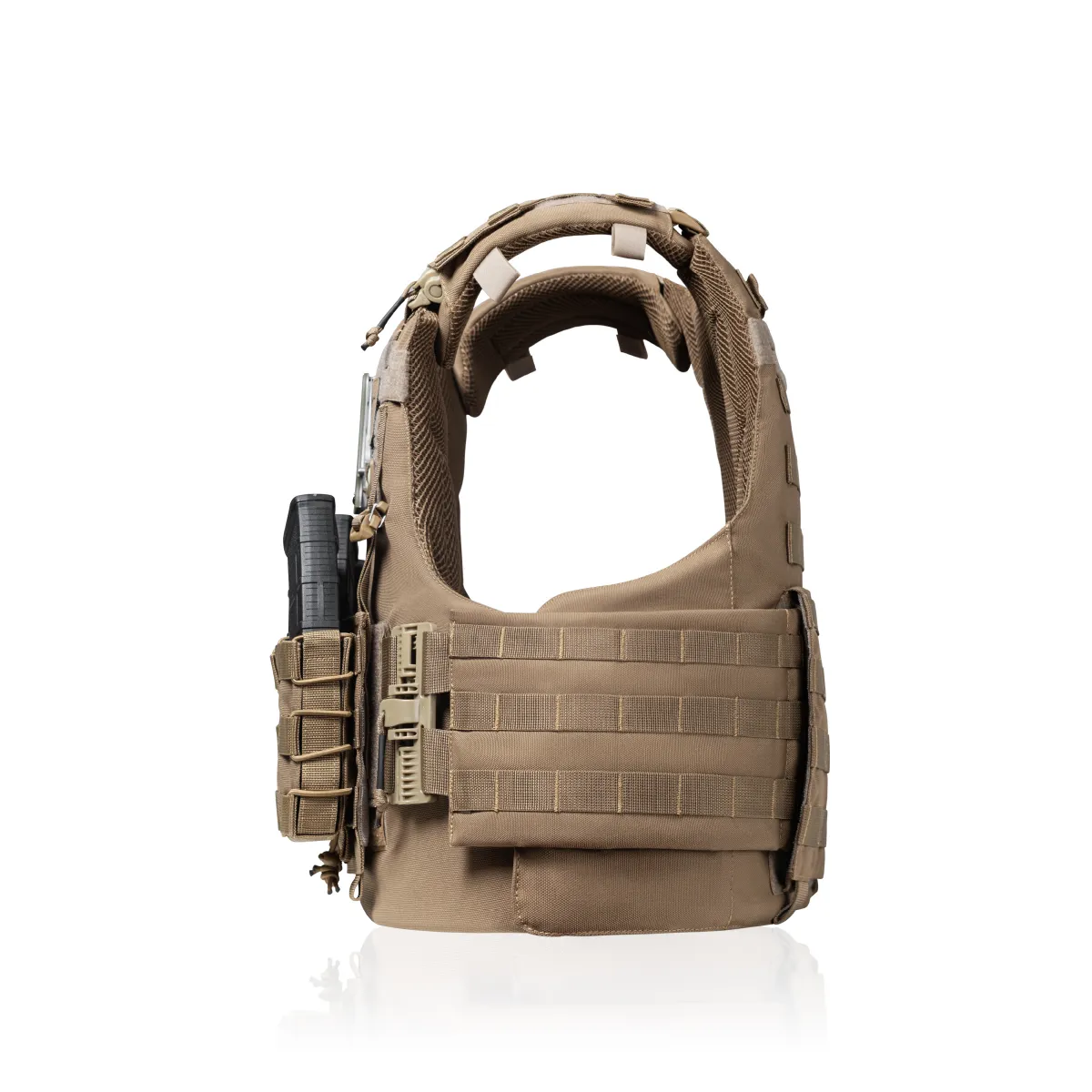 Плитоноска IBV (аналог IOTV). Збільшена площа захисту. Колір Койот 7