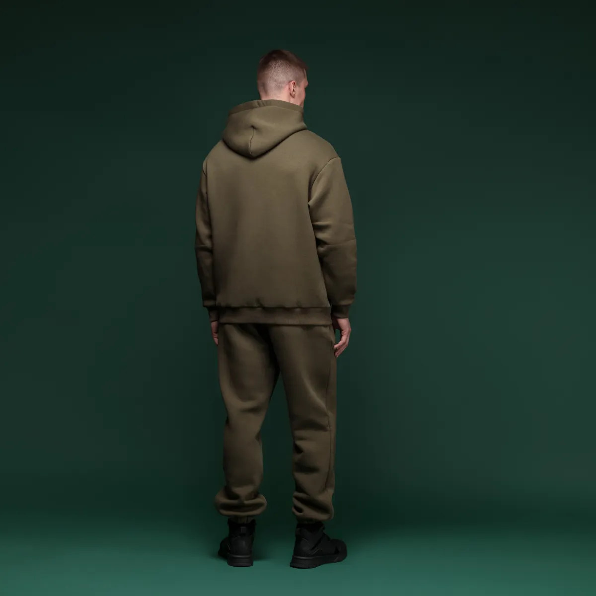 Спортивный костюм Ukrarmor Rush Hood&Pants однотонный. Олива 6