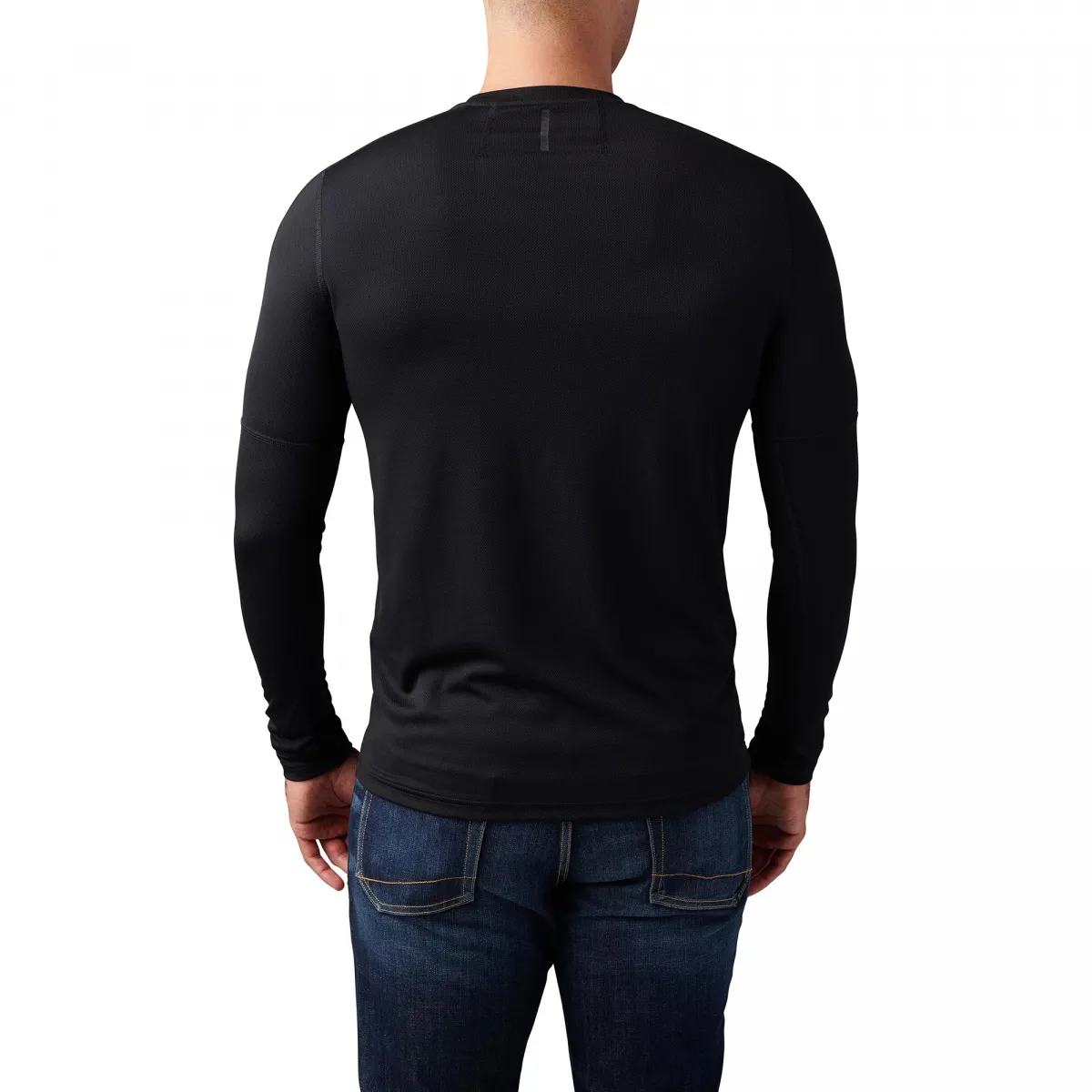 Термосорочка 5.11 Tactical® Tropos Long Sleeve Baselayer Top. Чорний 5
