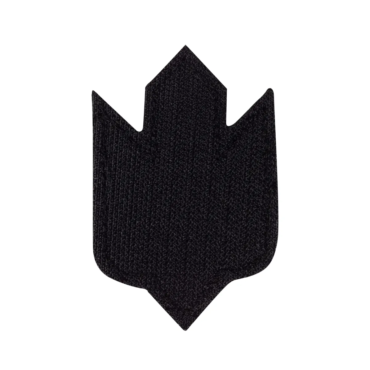 Шеврон (нашивка) Тризуб ВСУ, 8.5х5.5 см. Красно-черный 4