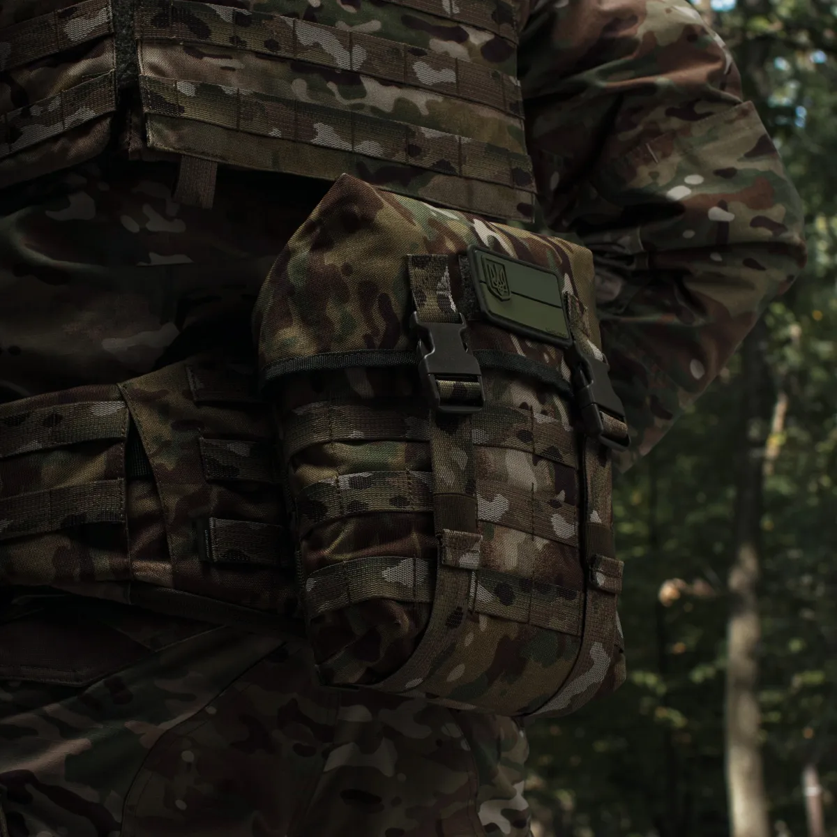 Тактический подсумок "Сухарка". Мультикам. Для переноса амуниции и личных вещей. 3