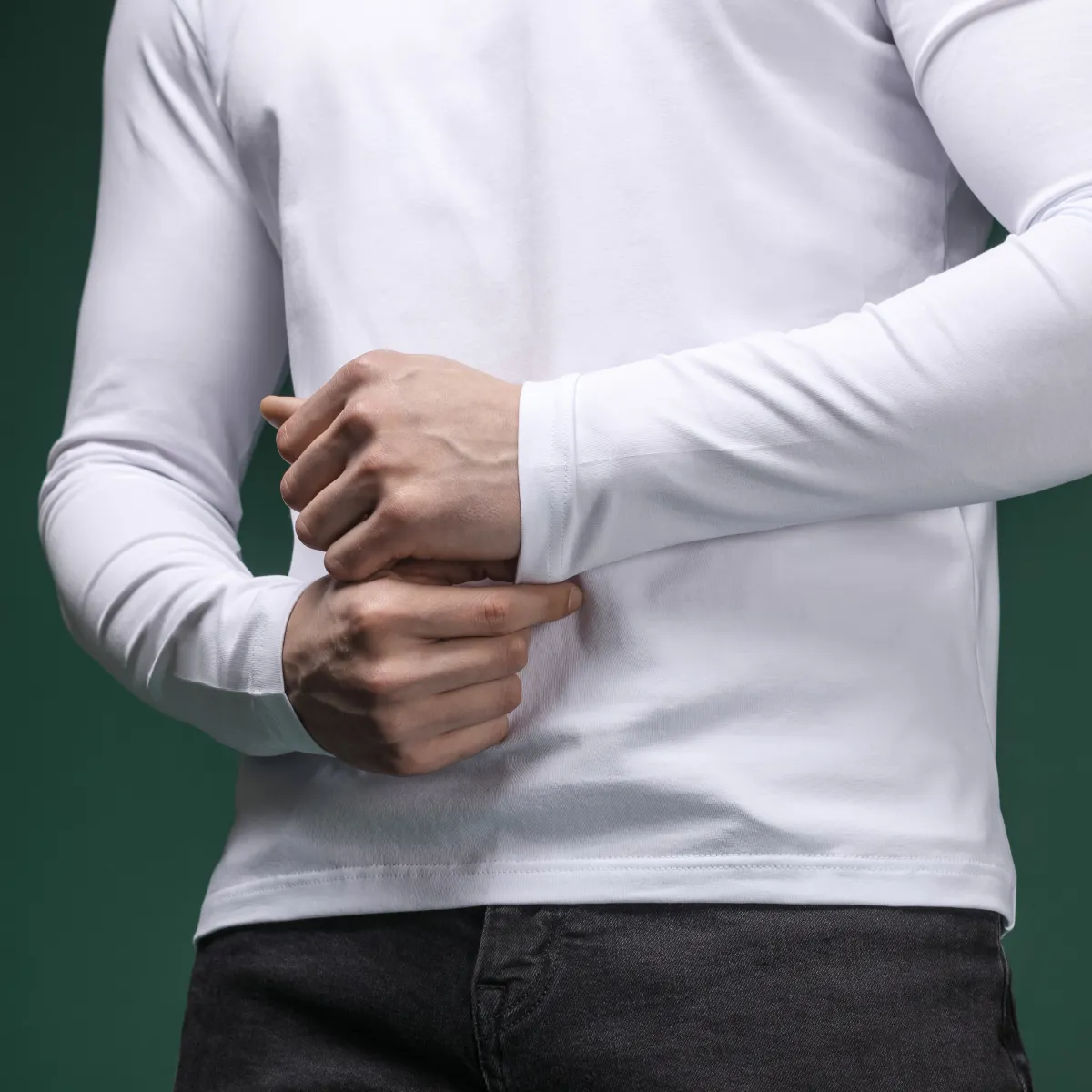 Кофта-лонгслив Ukrarmor Pulse Longsleeve. Cotton and Elastane. Белый 4