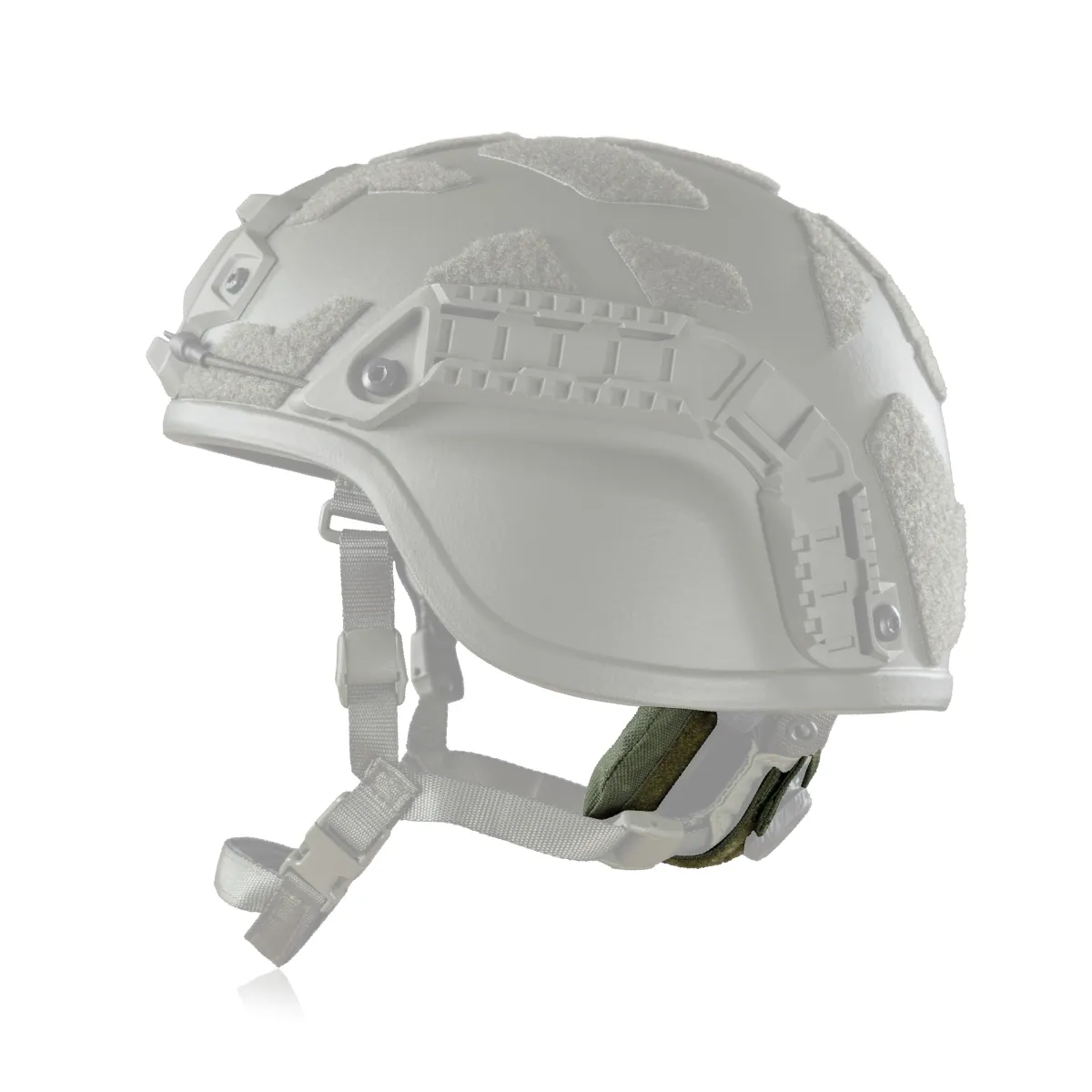 Баллистическая защита затылка (с креплением на шлем) 2-го класса защиты. Олива 9