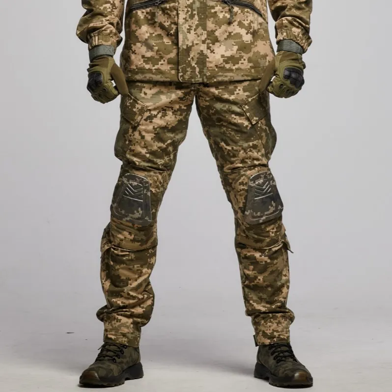 Тактические штаны с наколенниками. Армированный Rip-Stop, пиксель (мм-14) 2