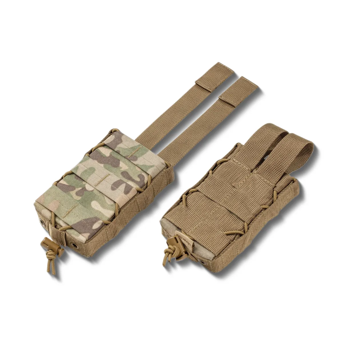 Одинарный подсумок под магазин АК, пластиковая основа. MOLLE интерфейс. Мультикам 9