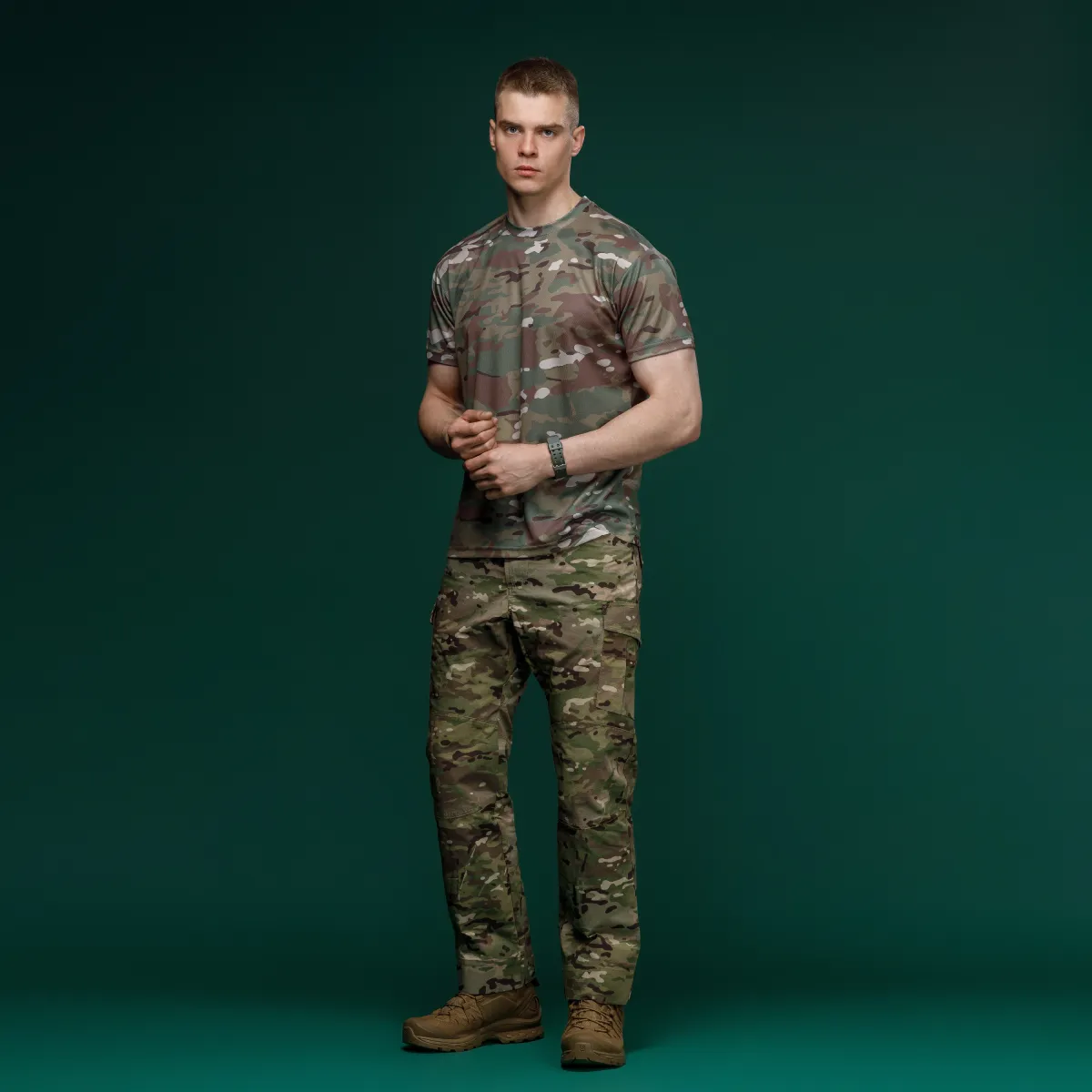 Комплект футболок (3 шт.) AIR Coolmax без логотипа. Легкие и хорошо отводят влагу. Мультикам 6