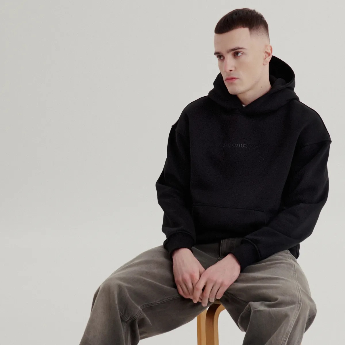 Худі «Досліджуй» від Rift. Oversize. Чорний 3