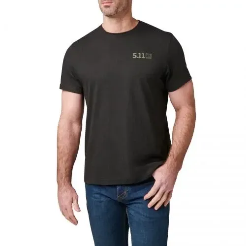 Футболка 5.11 Tactical Brew Grounds з малюнком на спині. Колір black 3
