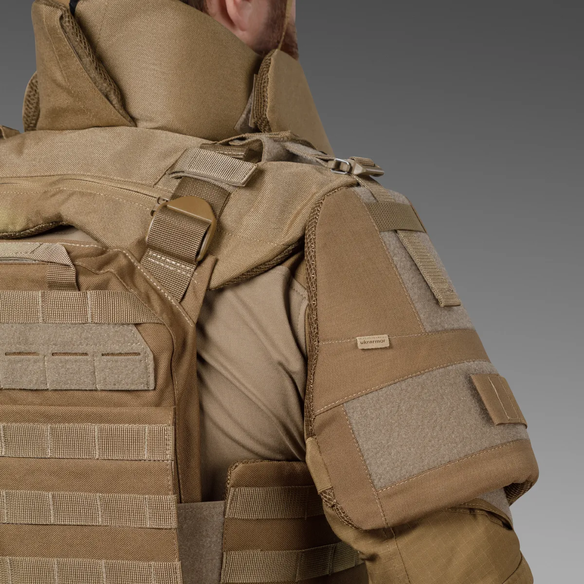 Плечовий захист з балістичними пакетами 2-го класу. STANAG 2920. Койот 10