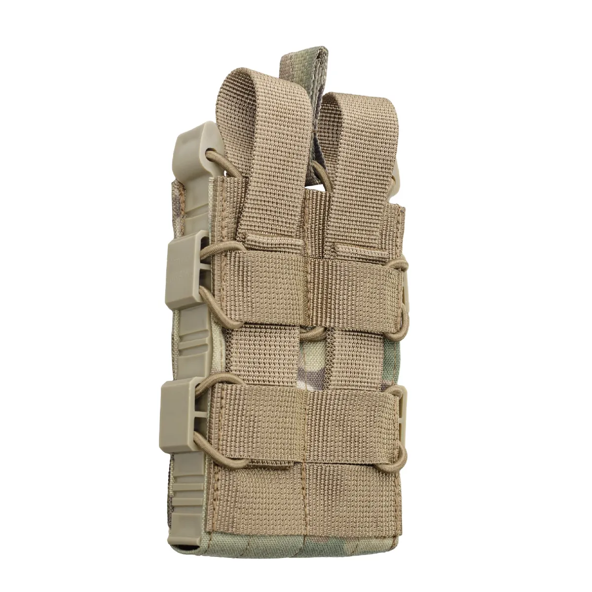 Подсумок одинарный пластиковый для магазина АК/AR. Мультикам 4