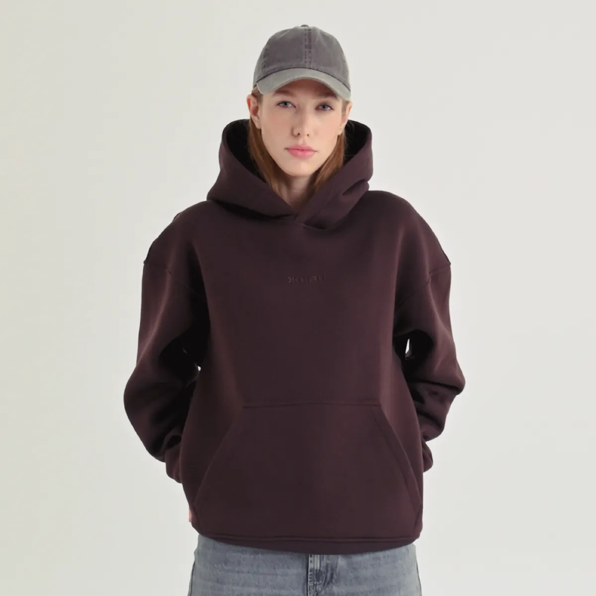 Худі «Живи» від Rift. Oversize. Шоколадний 2