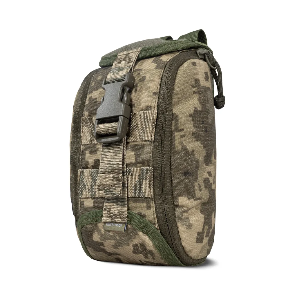 Подсумок-органайзер аптечка. Крепление Molle. Cordura 500D. Пиксель (мм-14)