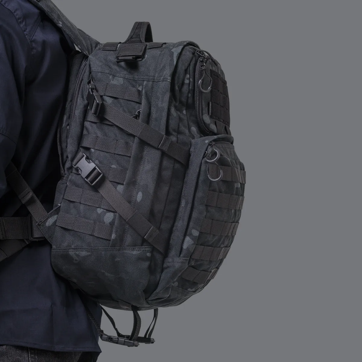 Тактический рюкзак RANGER на 40 л. Мультикам черный. CORDURA 1000 10