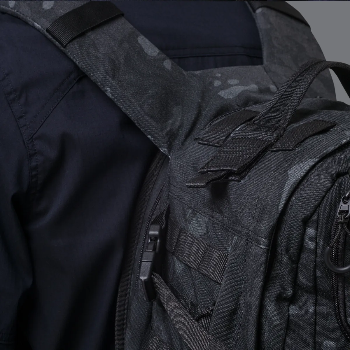 Тактический рюкзак RANGER на 40 л. Мультикам черный. CORDURA 1000 6
