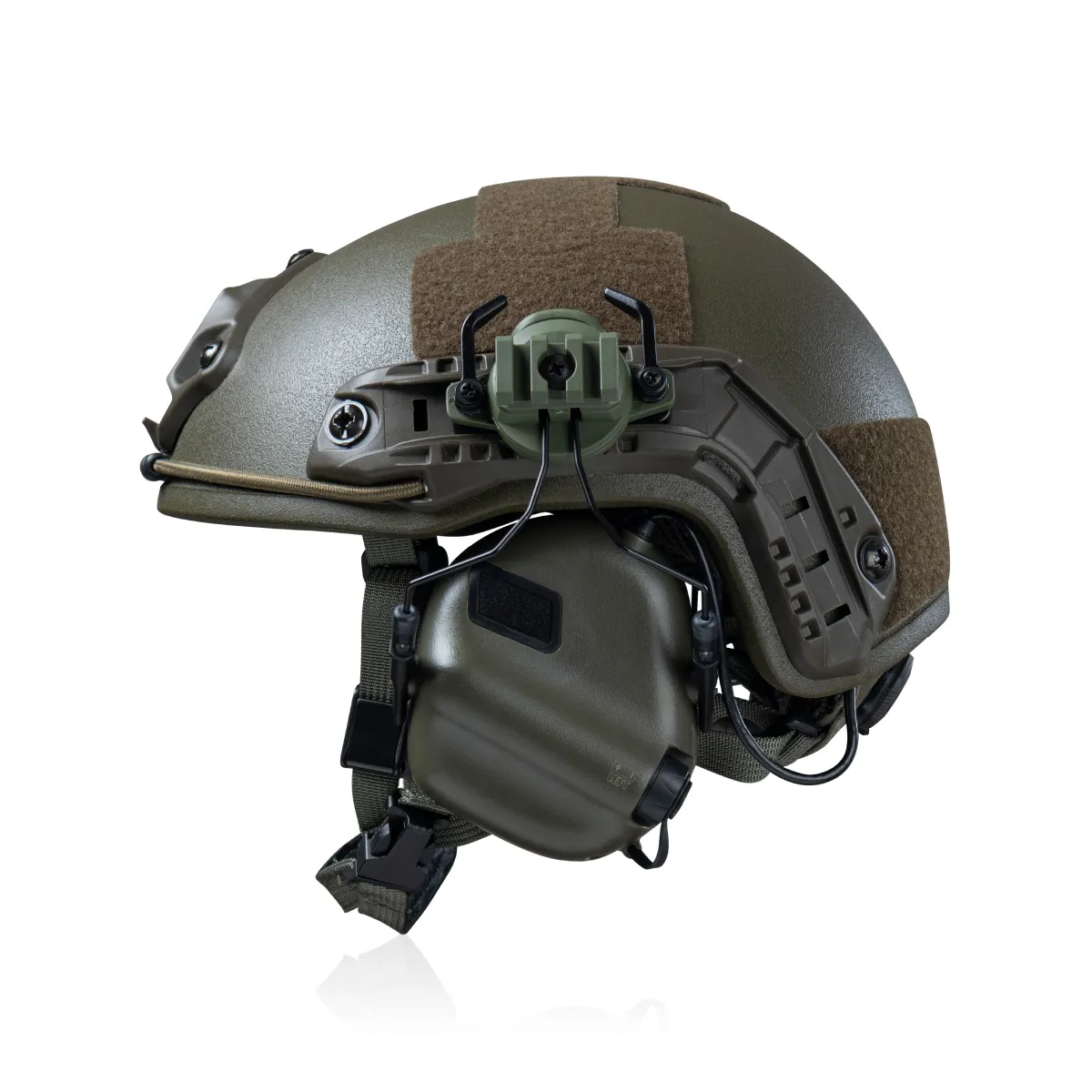 Активные наушники Earmor M31 в комплекте с дужкой/наголовьем. Олива 3