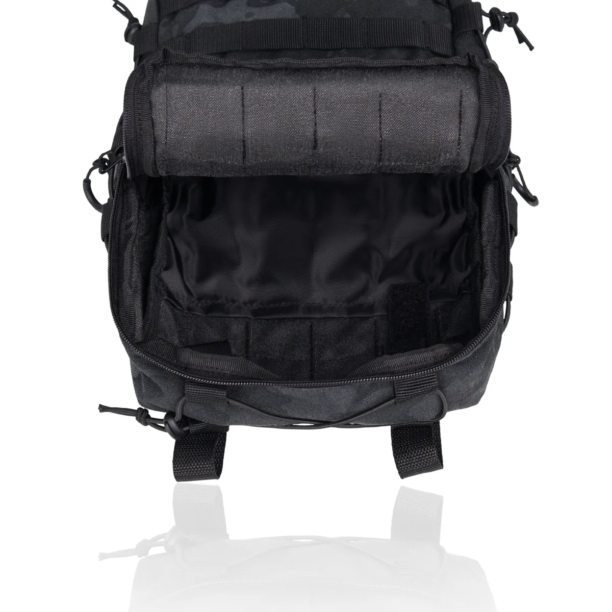 Тактичний рюкзак на 10 л. Кріплення Molle. Cordura 1000D. Мультикам чорний 6